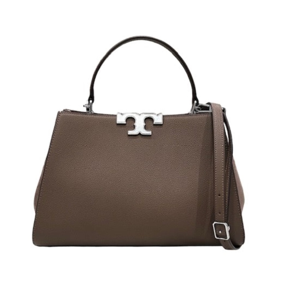 Tory Burch Eleanor Pebbled Leather Satchel - Picture 2 of 5